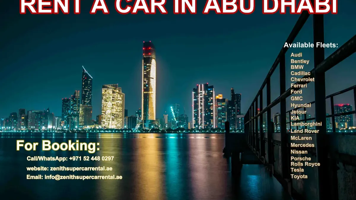Luxury Car Rental in Abu Dhabi