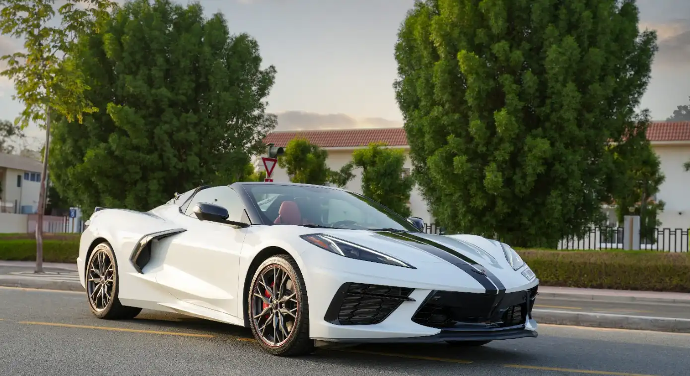 Chevrolet Corvette Blanche